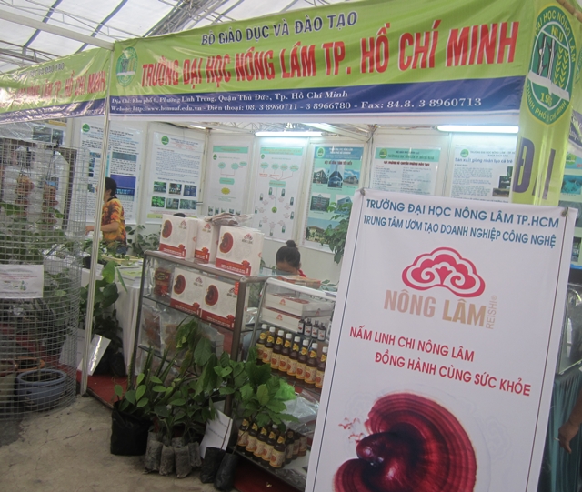 Linh Chi Nông Lâm tham gia Hội chợ - Triển lãm Giống cây trồng Tp. HCM